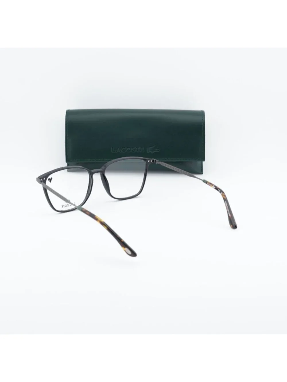 Lacoste L2984 N 001 Square 53mm Eyeglasses - Black
